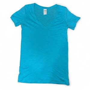 PINK Victoria's Secret Teal Short Sleeve Tee